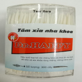 Tăm xỉa nha khoa Dr.Happy (300 cây/hộp)
