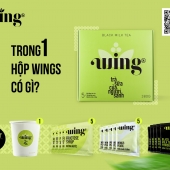 TRÀ SỮA TRÂN CHÂU WINGS HỘP (5 set pha được 5 ly trà)
